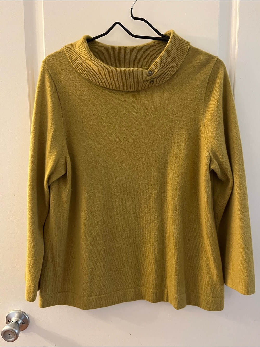 J. Crew “Gustoso” Olive Mustard Sweater